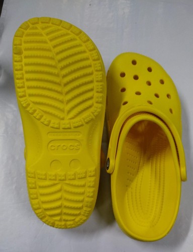 Crocs Classic Iconic Comfort Clog Sandals Men's | Lemon - Picture 113 of 145