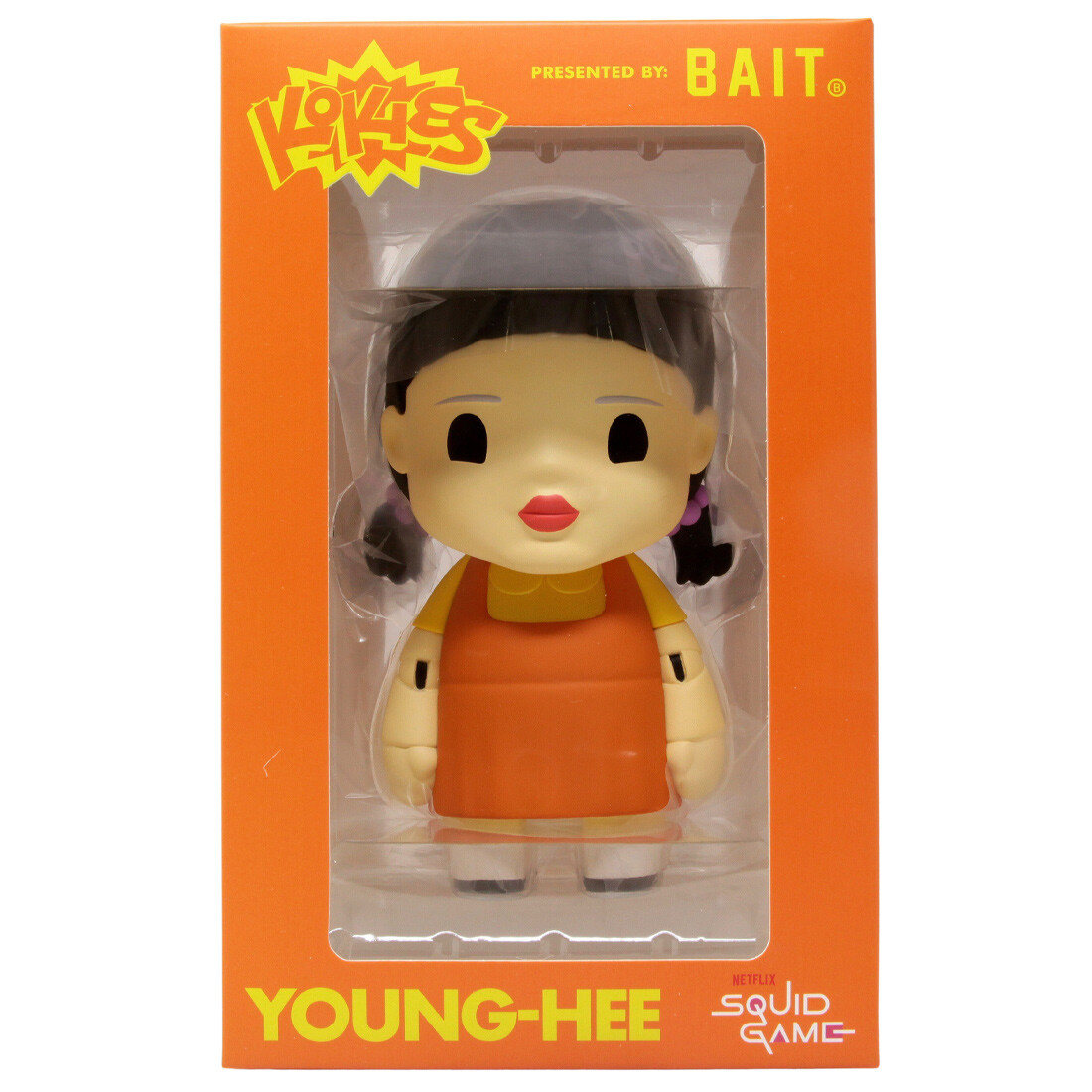 KOKIES x Squid Game Young-Hee Original Figure yellow | eBay
