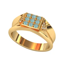 5 pcs Men's Ring  Wax patterns for Lost wax casting jewelry waxes km-1328