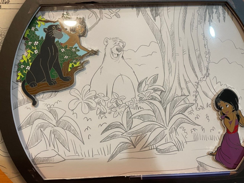 D23 expo pin le 100 Jungle Book Pin Set 2022 Disney Limited Edition - Picture 4 of 5