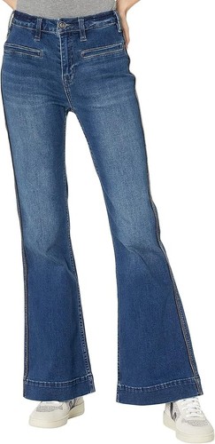 Rock and Roll Cowgirl High-Rise Hose Jeans in Medium Wash Blau Gr. W27/36L - Bild 3 von 6