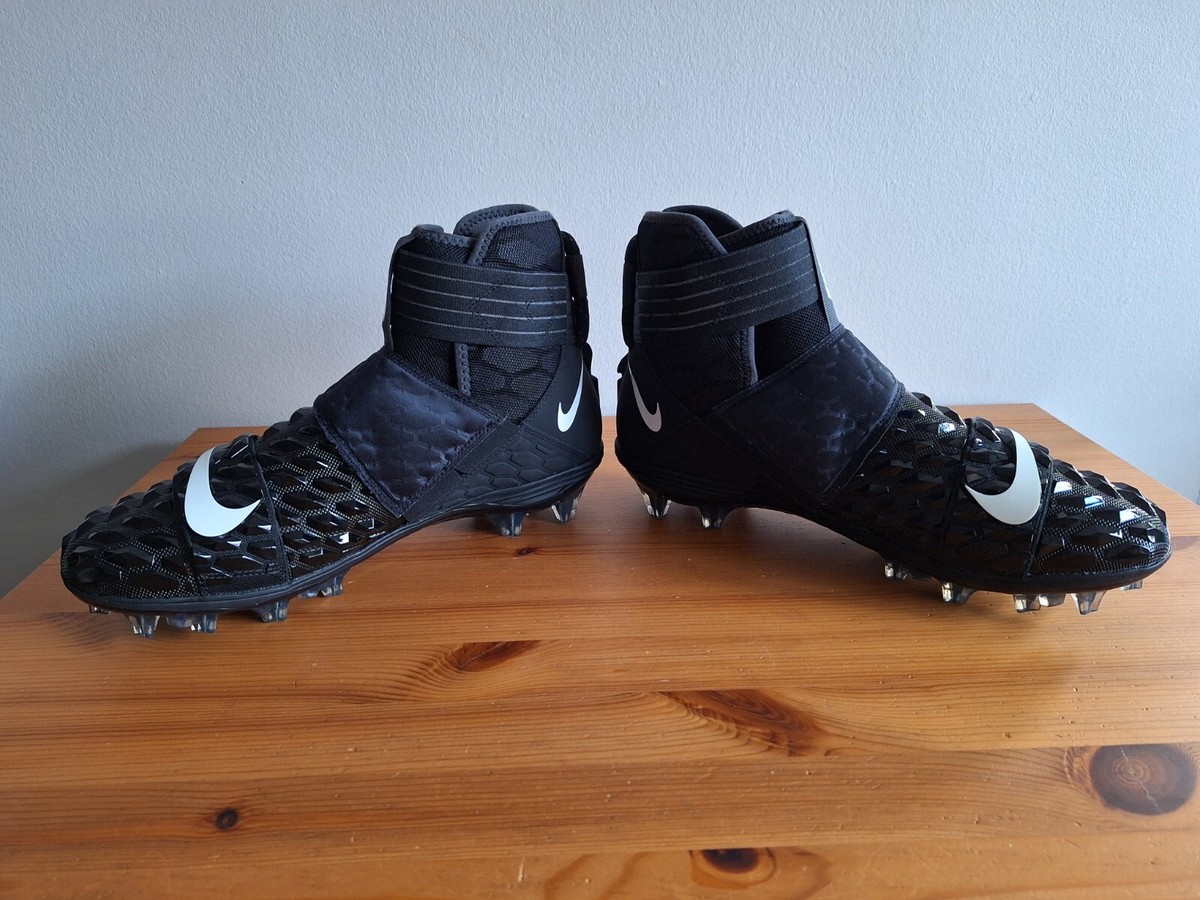 Nike Force Savage Elite 2TD Linemen Black Football Cleats AH3999-001 Size 13 Nike Force Savage Elite 2TD Linemen BLK White | Mercari main image 4