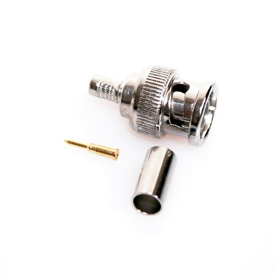BNC Stecker Crimp-Stecker Bausatz für RG-58 / U  Kabel
