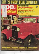 ROD & CUSTOM MAGAZINE-----OCTOBER 1970