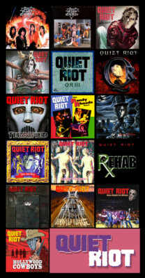 その他 Group Power JAN11 CD&DVD QUIET RIOT album discography magnet (4.5