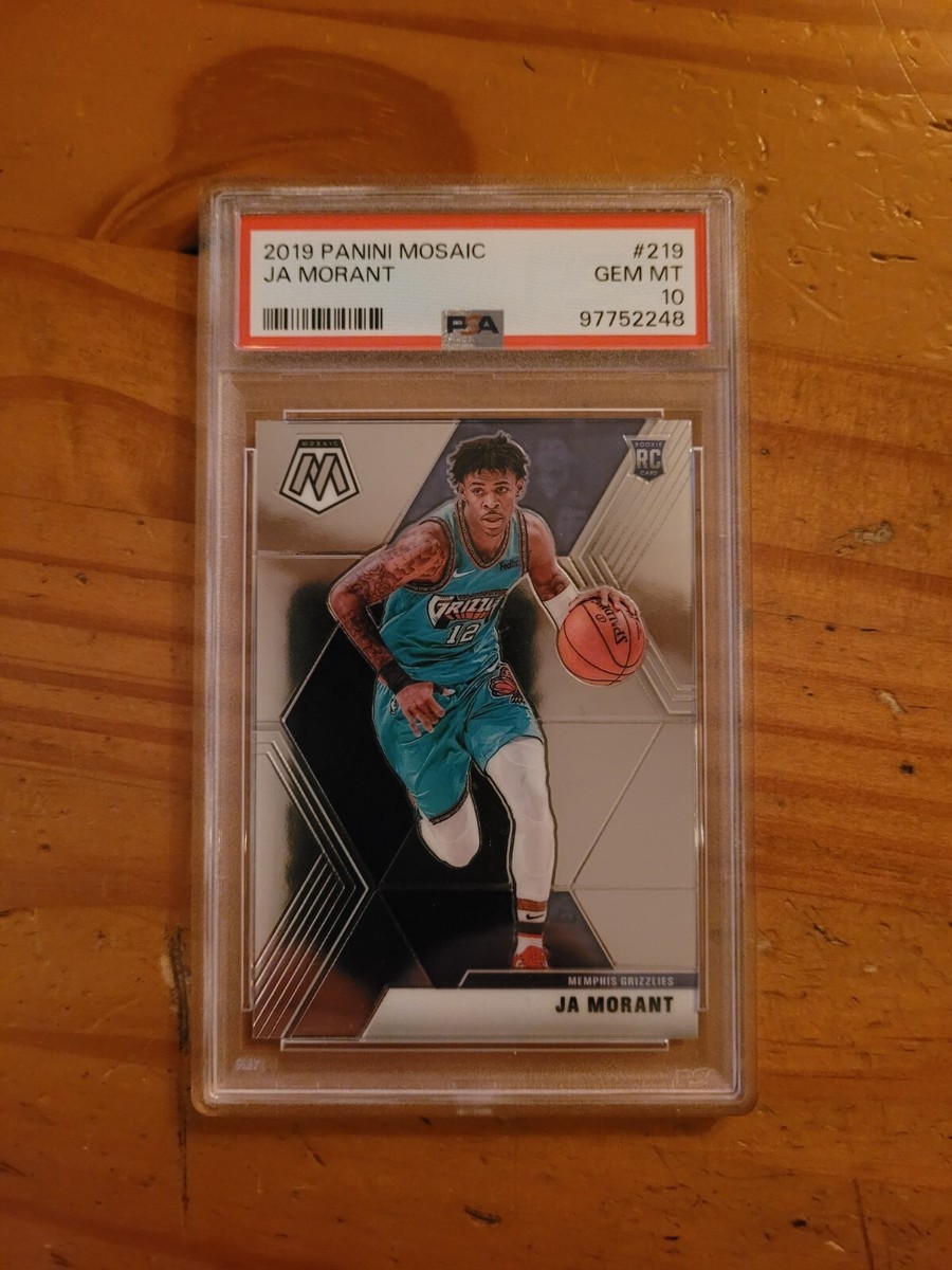 2019-20 Mosaic #219 Ja Morant Rookie Card PSA 10 Gem Mint RC