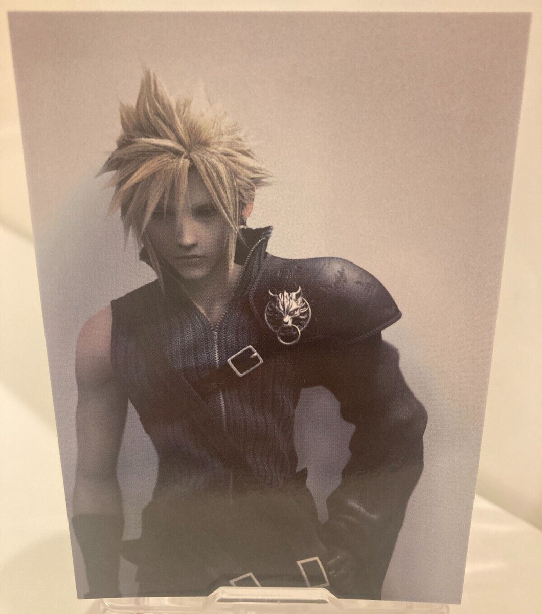 Final Fantasy VII 7 Anniversary Art Museum Card Cloud 1-092 SQUARE