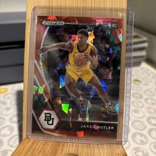2021 Panini Prizm Draft Picks JARED BUTLER Red Cracked Ice Rookie RC #30