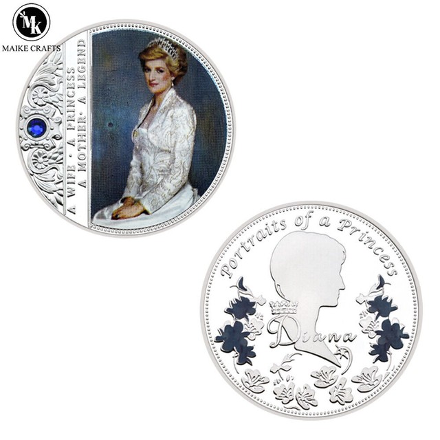 Princess Diana's Commemorative Coin The Last Rose Coin In Britain Collects Gifts Princess Diana's Commemorative Coin The Last Rose Coin In Britain Collects Gifts