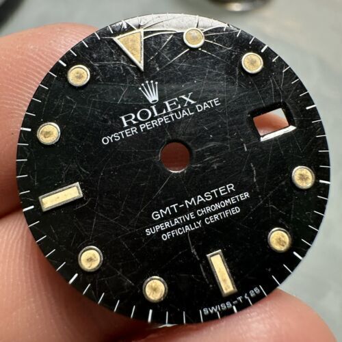 Rolex Cadran Spider Pour Gmt Master 1 Ref 16700 16750 Vintage Rare - Photo 2 sur 6