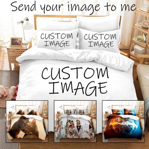 Custom Bedding Set Personalised Duvet Doona Cover Pillowcases Comforter Quilt AU - Picture 3 of 31