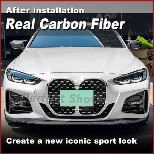 Alerón de parachoques delantero de carbono para BMW G22 G23 G26 M-Sport M440i - Imagen 2 de 12