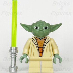LEGO&reg; Star Wars Yoda Minifigure The Clone Wars Jedi Master 75002 sw0446 SW TCW
