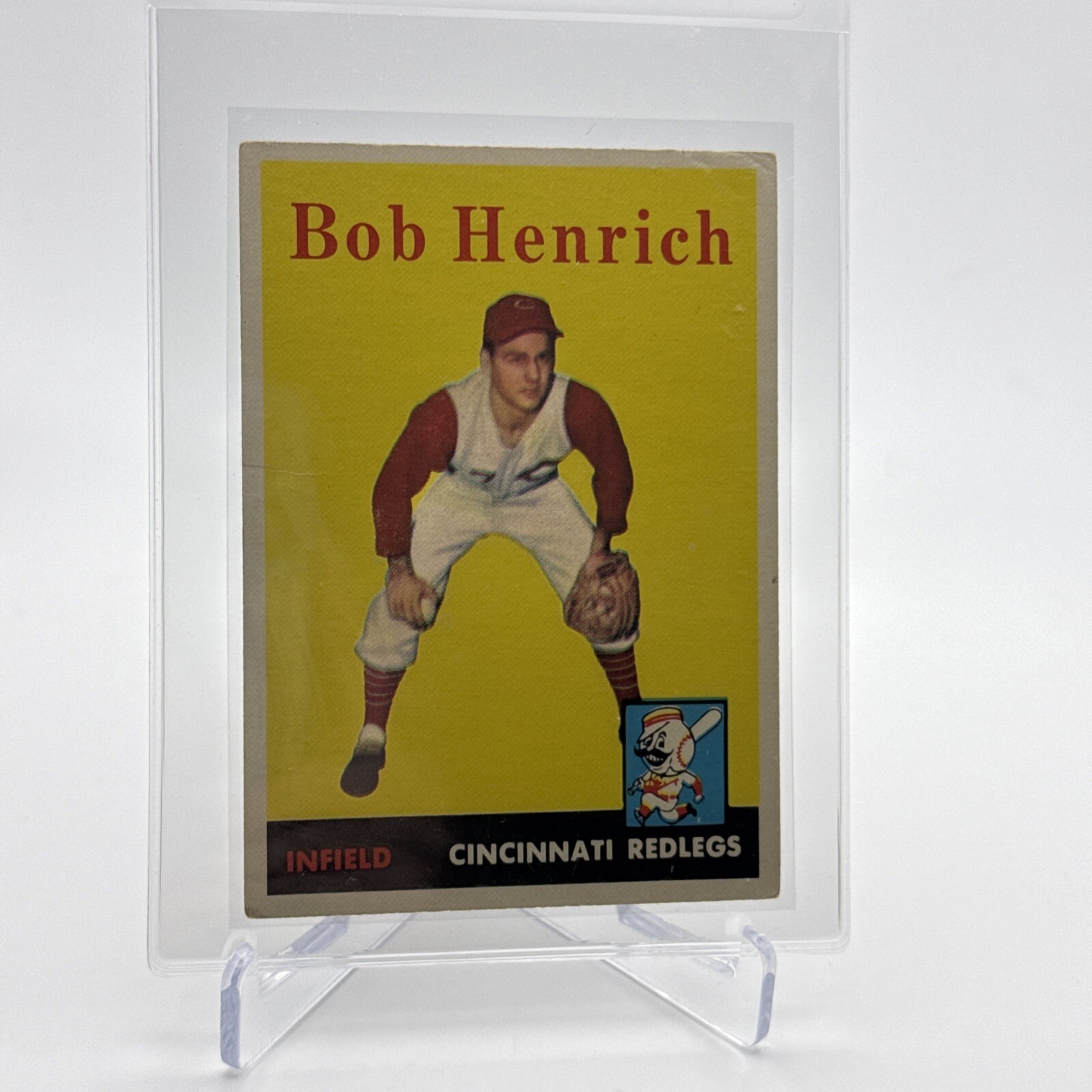 1958 Topps Bob Henrich Baseball Card #131 EX Quality FREE SHIPPING
