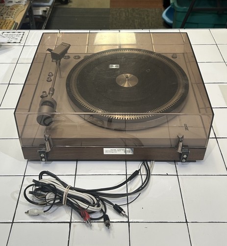 PHILIPS 212 Electronic Hi-Fi Touch Sensor Stereo Turntable Record Player Walnut - Picture 7 of 9