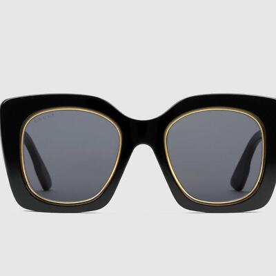 NEW Gucci Oversized Square Frame Logo GG1151S Sunglasses  display picture 2