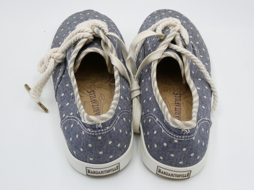 Margaritaville Seafoam Tennis Shoes Women Size 11 Blue Denim White Dots Mint!!!! - Picture 5 of 10
