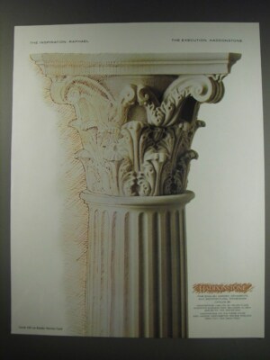 1991 Haddonstone Architectural Stonework Ad - The inspiration: Raphael