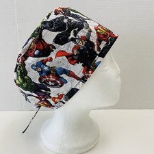 surgical/medical cap unisex tieback style - Marvel