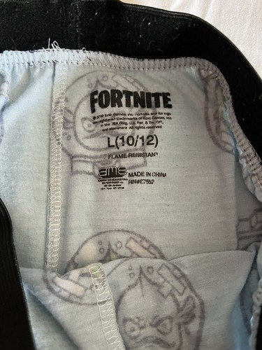 FORTNITE ~ Leviathin Boys Sleep PJ Pajama Pants ~ Blue ~ Large (10/12) - Picture 3 of 5
