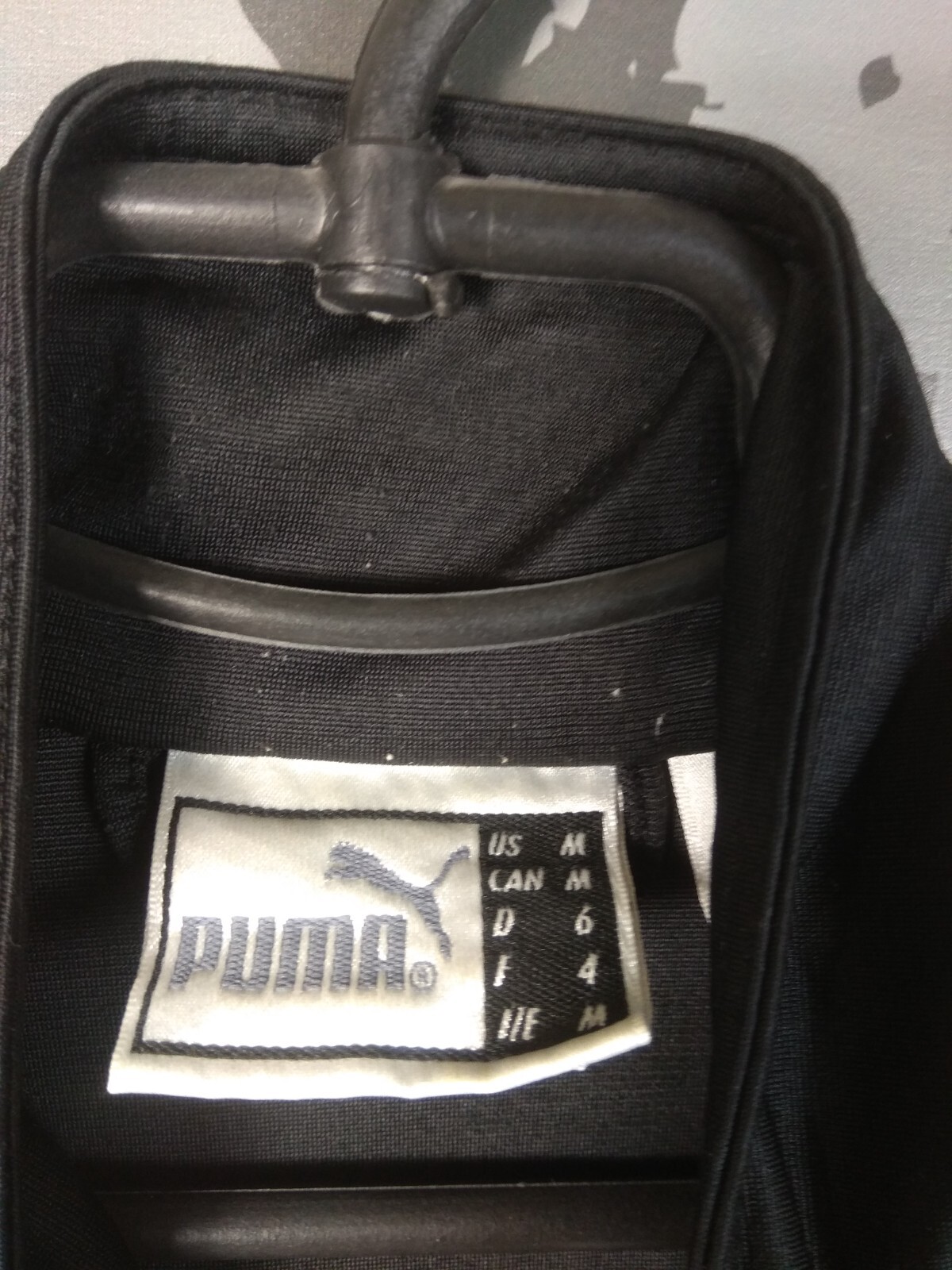 Puma King Vintage Jacket With Zipped Black/Yellow Polyester Mens Size M ig93 image 7