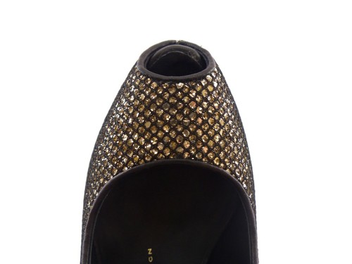 Giuseppe Zanotti 'Sharon' 115 Theron Argento Glitter ~ UK 5.5 / EU 38.5 / US 8.5 - Picture 7 of 12