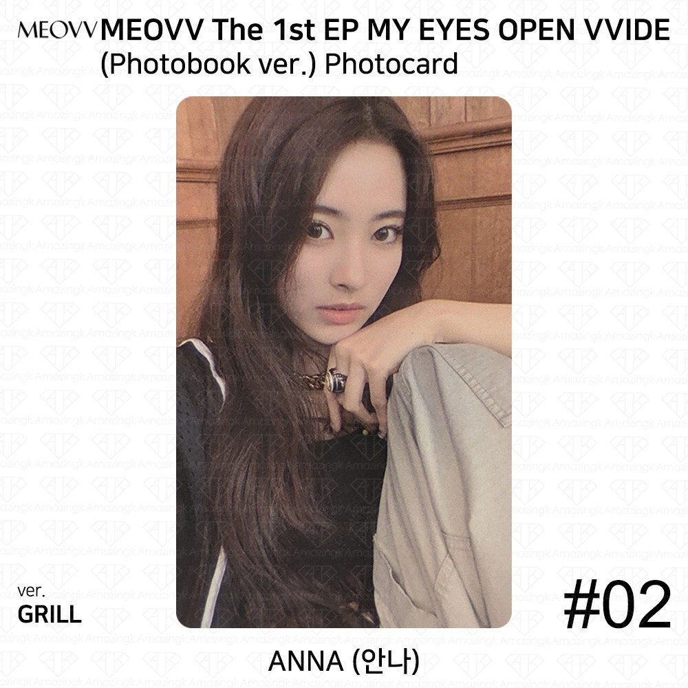 MEOVV The 1st EP Album My Eyes Open Wide photobook Meovv ver