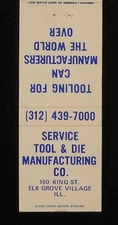 1970s Service Tool & Die Manufacturing Co. Can 160 King St. Elk Grove Village IL