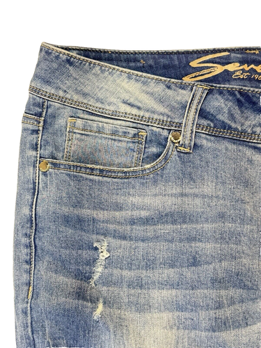 Seven7 Jeans Women's Size 12 Blue High-Rise Tummyless Skinny Denim 29" Inseam - Picture 7 of 12
