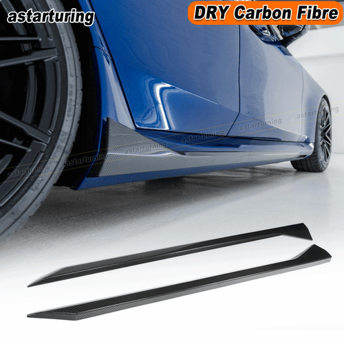 For BMW 5 Series M5 G90 G99 2024-25 Dry Carbon Side Skirt Extension Lip Spoiler - Bild 1 von 12