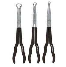 3 Pc 38 12 34 Long Reach Hose Grip Pliers Heater Hoses Vacuum - Fuel Lines