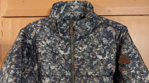 Chaqueta acolchada Sherpa Adventure Gear camuflaje aislada cremallera completa para mujer M Norbu - Imagen 3 de 7