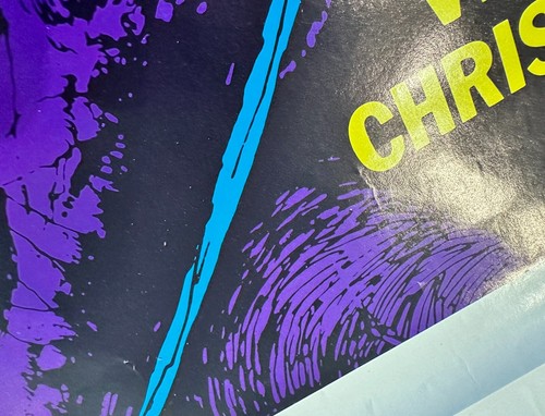 Vtg 80s Horror Video Store HBO Video VHS Re-release Promo Poster The Oblong Box - Picture 8 of 10