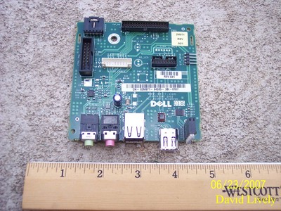 Dell 2M971 Precision 650 WS650 Front Audio USB Firewire Board/Panel CN-02M971