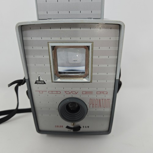 Tower Phantom Sears TLR Vintage Camera 127 Film No Flash Included Shutter Works - Imagen 5 de 24