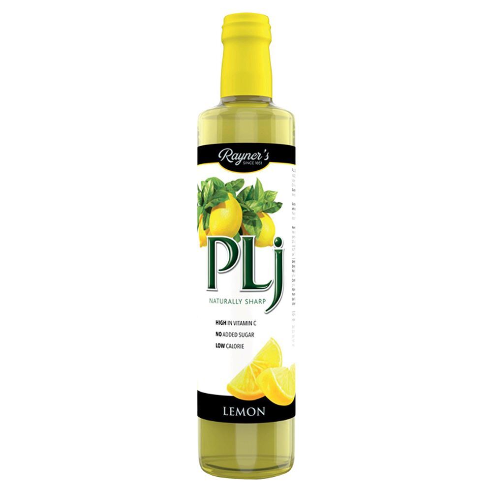 PLJ Naturally Sharp Lemon Juice - 500ml - Pack of 3