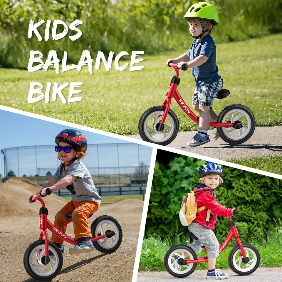 SEJOY Kinder Laufrad Lauflernrad Höhenverstellbar für ab 2-5 Jahre 12 Zoll Räder - Bild 4 von 4