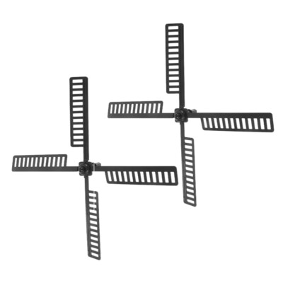 2Pcs Solar Powered Windmühle Leuchtturmzubehör Ersatzteile Für Solarwindmühlen