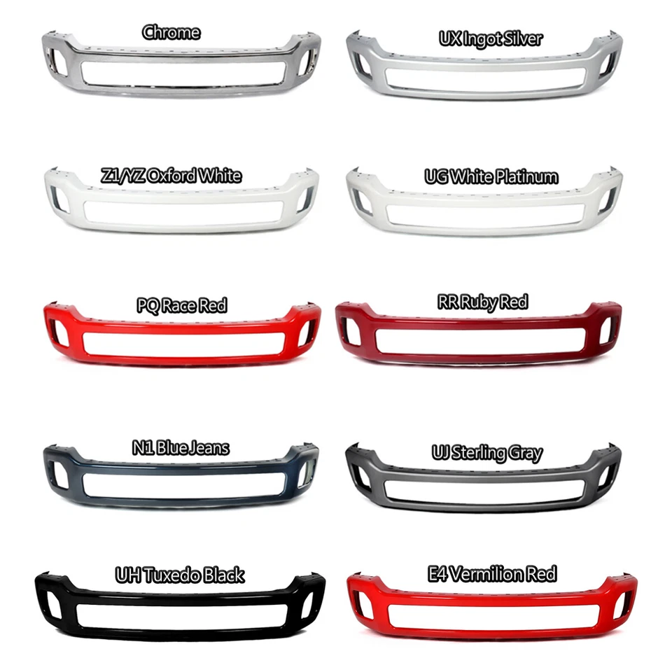 Steel Front Bumper Cover Face Bar For 2011-2016 Ford F250 F350 F450 Super Duty Foto 3 de 4