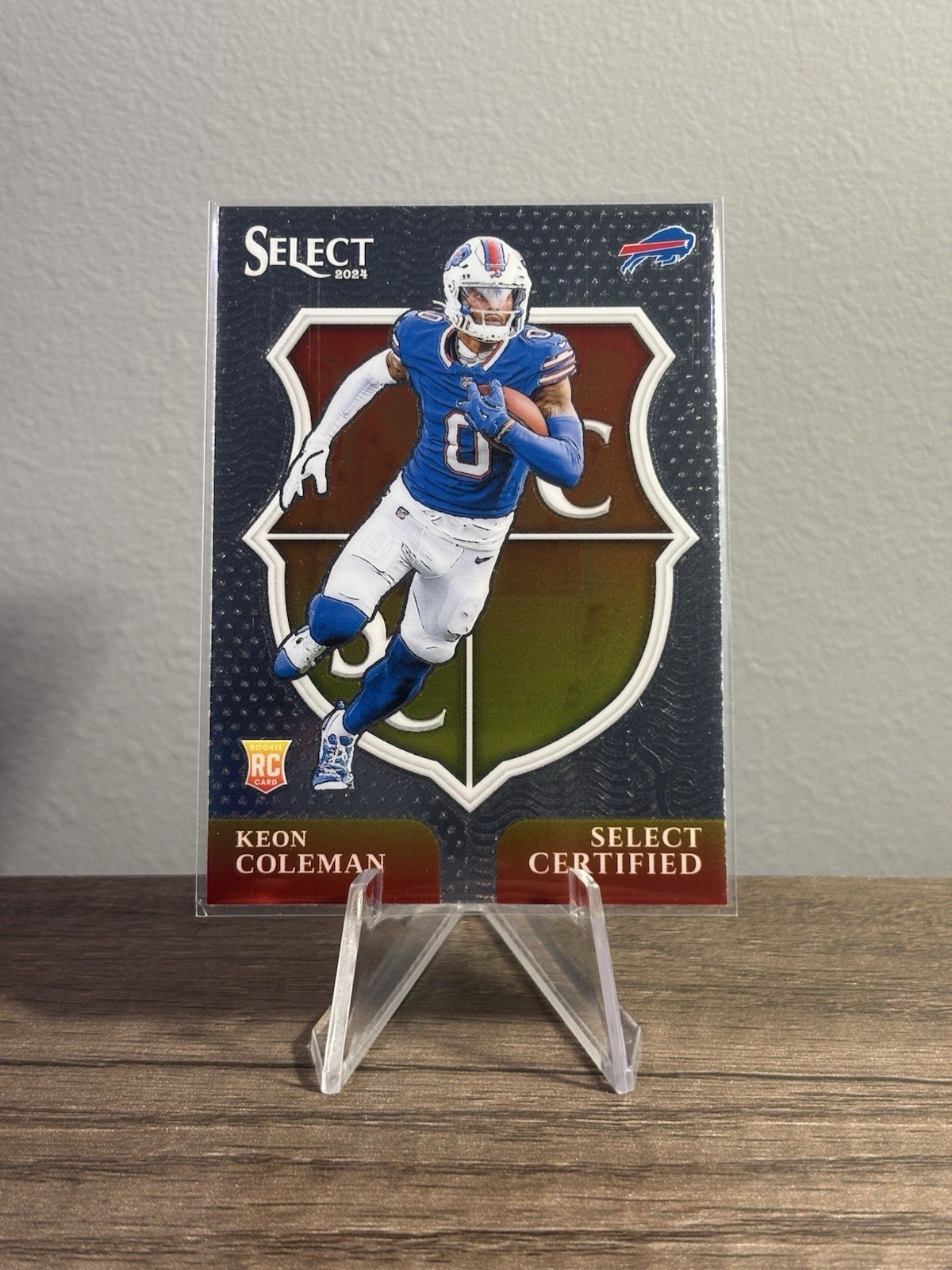 2024 Panini Select - Keon Coleman Select Certified Rookies #13 - Bills