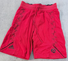 adidas Basketball Club Shorts Herren A/XL Rot/Schwarz atmungsaktiv EJ7433