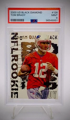 2000 Upper Deck Black Diamond Tom Brady RC #126 PSA MINT 9 Future HOF W/7 Rings!