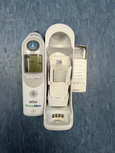 Welch Allyn Braun Thermoscan PRO 6000 Ref 901054 Ear Thermometer W/ Base Waranty