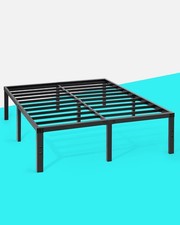 TATAGO Heavy-Duty Metal Bed Frame, 142 x 196cm (56x77in), 1587kg Load Capacity