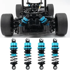 4Pack Aluminum Alloy Shock Absorber Damper For 1/10 Tamiya TT01 TT02 RC Car