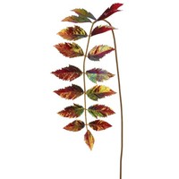 KüNstlicher Essigbaumzweig, 4Er Set, Farbe Dunkelrot, HöHe Ca.100 Cm