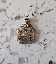 B Of L F & E Brotherhood Of Locomotive Firemen & Enginemen Railroad Watch Fob
