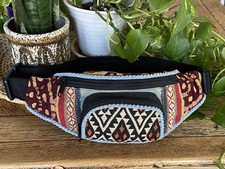 Tapestry Bum Bag Fanny Pack Waist hippie Boho Festival shoulder chest cotton ECO