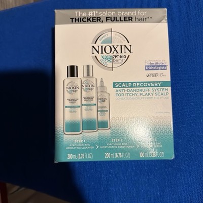 Nioxin Scalp Recovery Anti-Dandruff System Kit (Shampoo, Conditioner, & Serum)