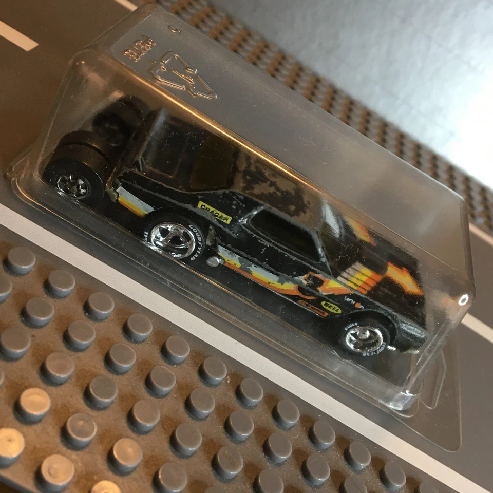 Hot Wheels 1974 Ford Torino Stocker Hong Kong Black CUSTOM Super RR Wheel Swap - Image 3 of 4